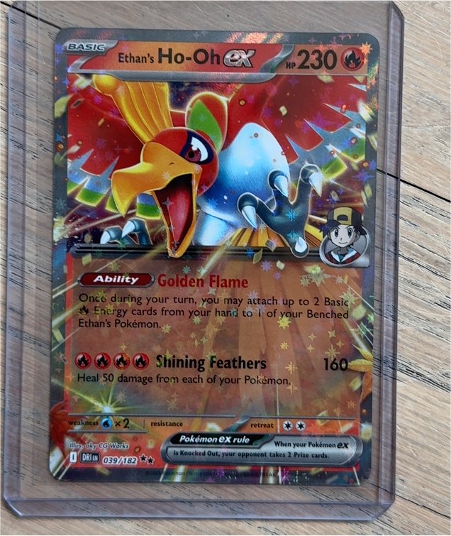 Ethan's Ho-Oh ex 039/182 Destined Rivals — front
