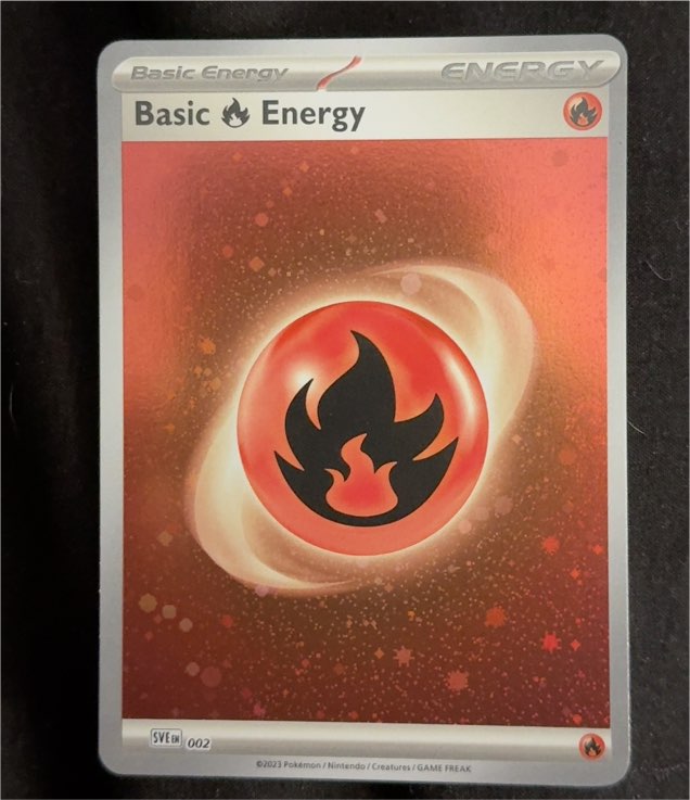 2023 Pokémon SV01: Scarlet & Violet Base Set #002 Basic Fire Energy — front