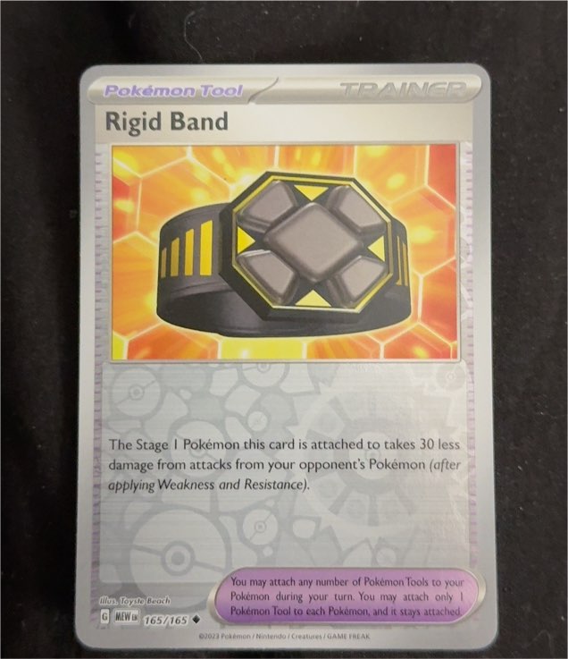 2023 Pokémon Scarlet & Violet 151 #165 Rigid Band — front