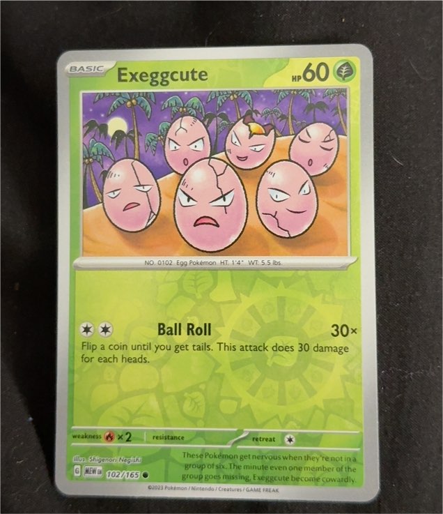 2023 Pokémon Scarlet & Violet 151 #102 Exeggcute — front