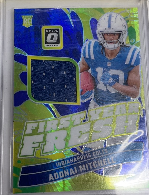 2024 Donruss Optic #FYF-AML Adonai Mitchell — front