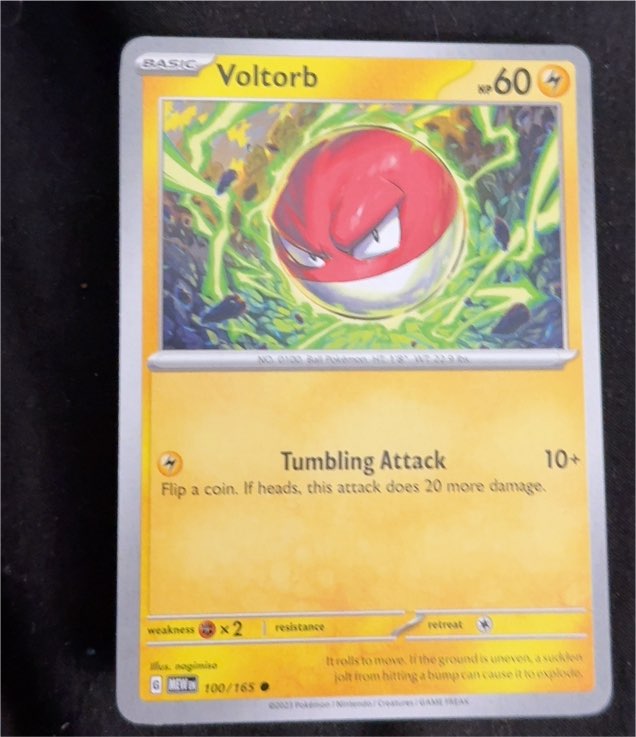 2023 Pokémon Scarlet & Violet 151 #100 Voltorb — front