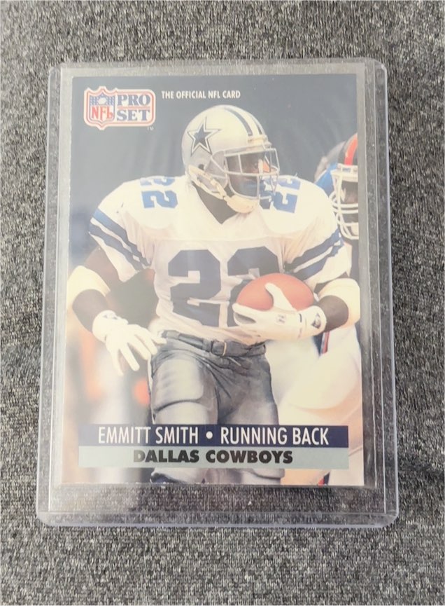 1991 Pro Set #485 Emmitt Smith — front