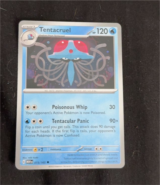 2023 Pokémon Scarlet & Violet 151 #073 Tentacruel — front