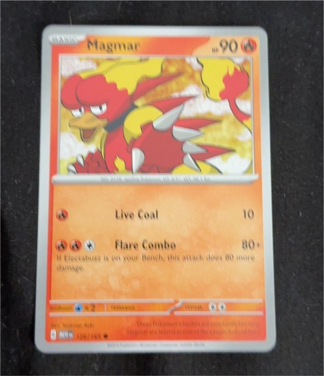 2023 Pokémon Scarlet & Violet 151 #126 Magmar — front