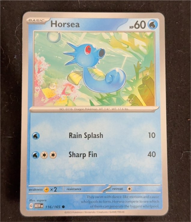2023 Pokémon Scarlet & Violet 151 #116 Horsea — front