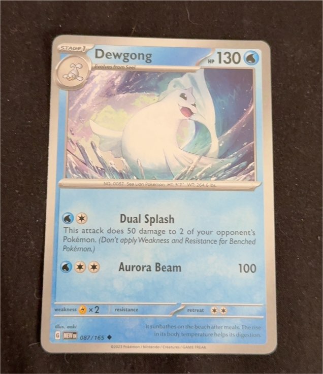 2023 Pokémon Scarlet & Violet 151 #087 Dewgong — front