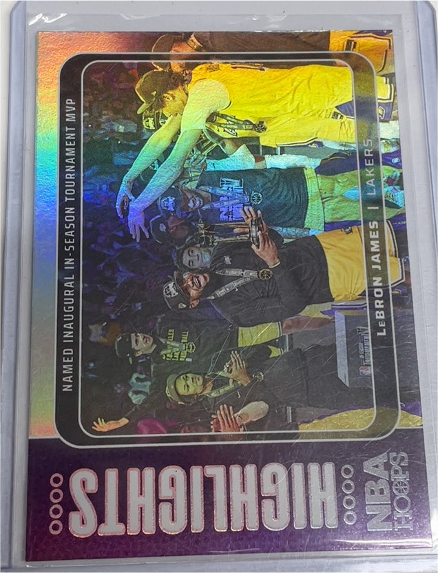 2024-25 Panini NBA Hoops Highlights #3 LeBron James — front