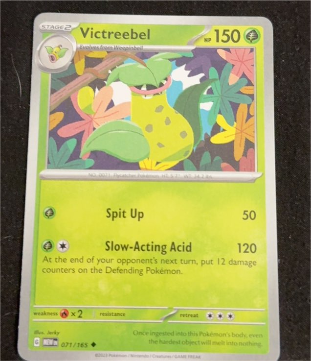 2023 Pokemon Scarlet & Violet 151 #071 Victreebel — front