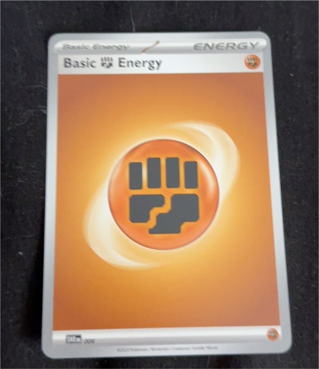 2023 Pokémon Scarlet & Violet Base Set #006 Basic Fighting Energy — front