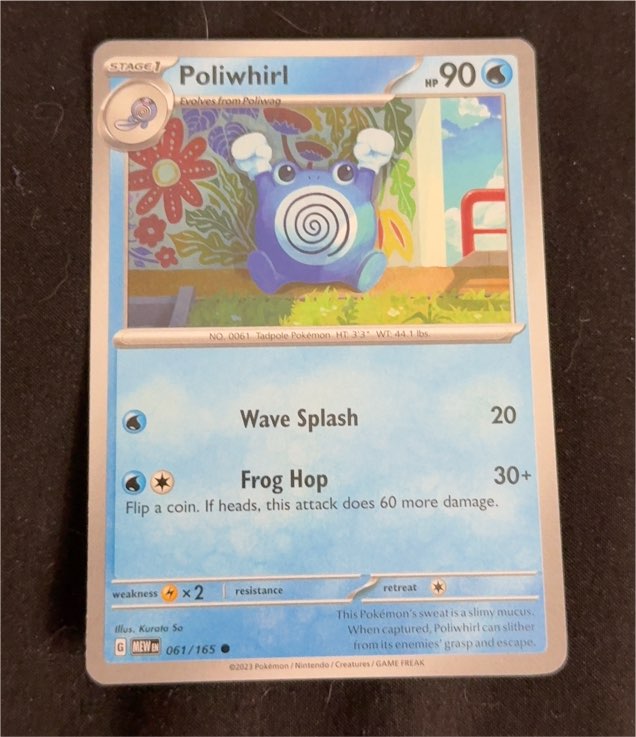 2023 Pokémon Scarlet & Violet 151 #061 Poliwhirl — front