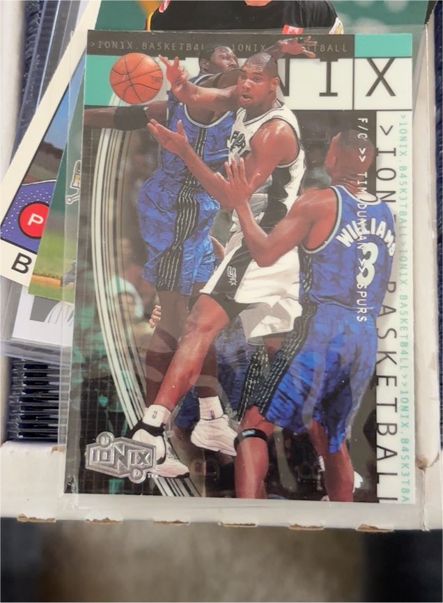 1999-00 Upper Deck Ionix #49 Tim Duncan — front