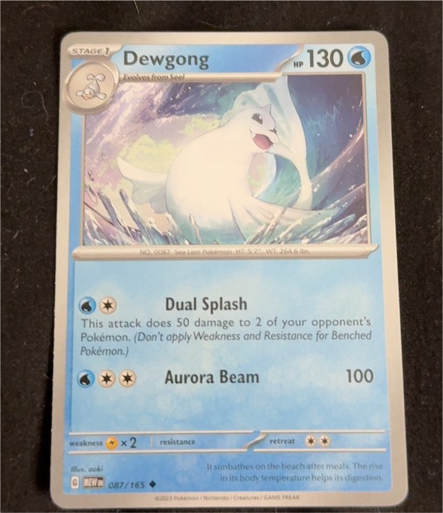 2023 Pokémon Scarlet & Violet 151 #087 Dewgong — front