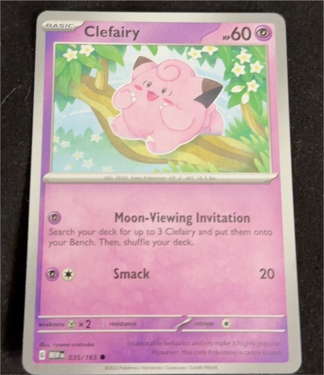 2023 Pokémon Scarlet & Violet 151 #035 Clefairy — front