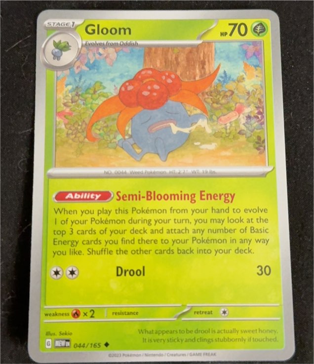 2023 Pokémon Scarlet & Violet 151 #044 Gloom — front