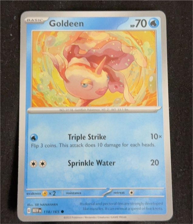 2023 Pokémon Scarlet & Violet 151 #118 Goldeen — front