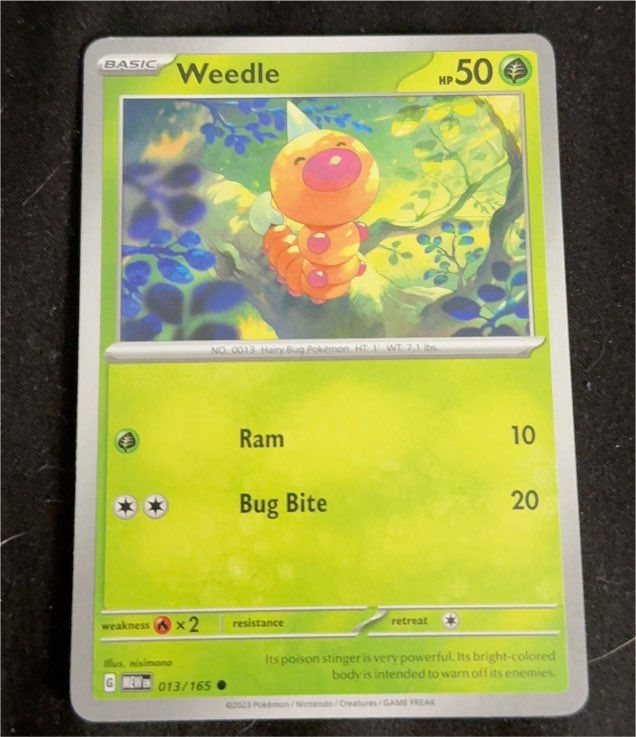 2023 Pokémon Scarlet & Violet 151 #013 Weedle — front