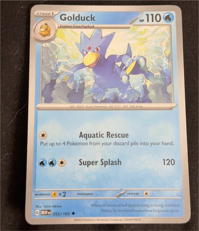 2023 Pokémon Scarlet & Violet 151 #055 Golduck — front