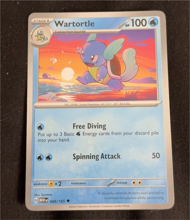 2023 Pokémon Scarlet & Violet 008 Wartortle — front