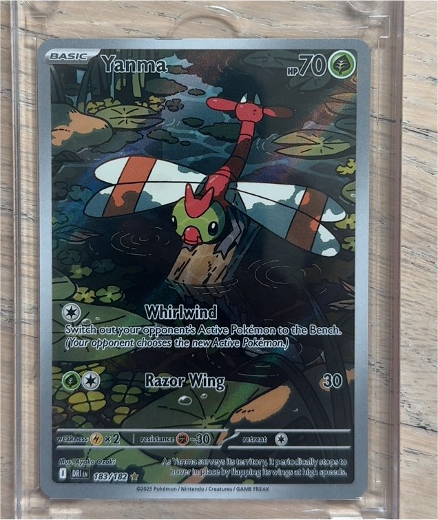2025 Pokémon TCG SV10: Destined Rivals #183 Yanma Illustration Rare — front