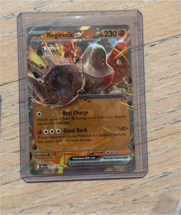 2025 Pokémon TCG SV Destined Rivals #101 Regirock EX — front