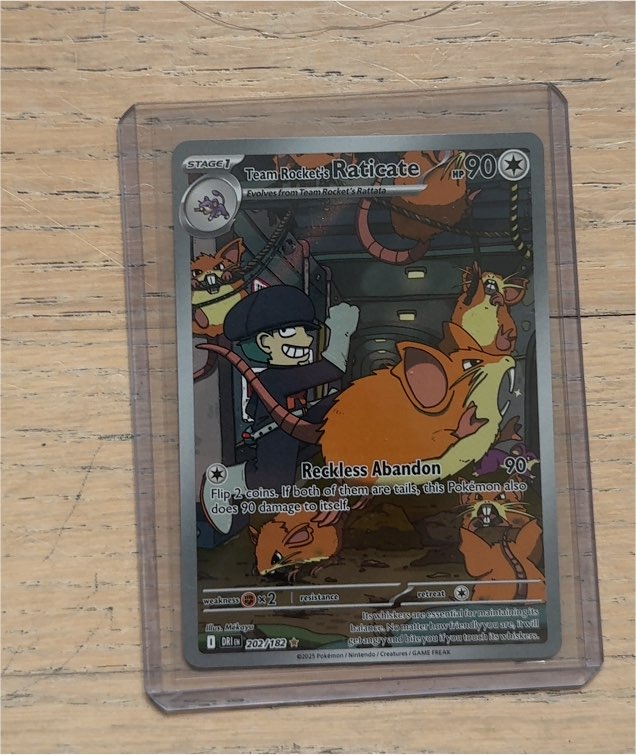 2025 Pokémon #202 Team Rocket's Raticate — front