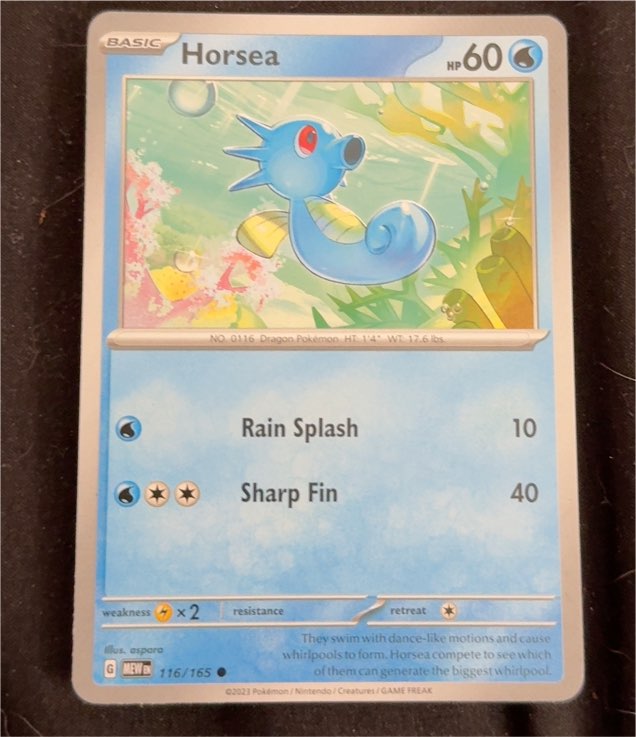2023 Pokémon Scarlet & Violet 151 #116 Horsea — front