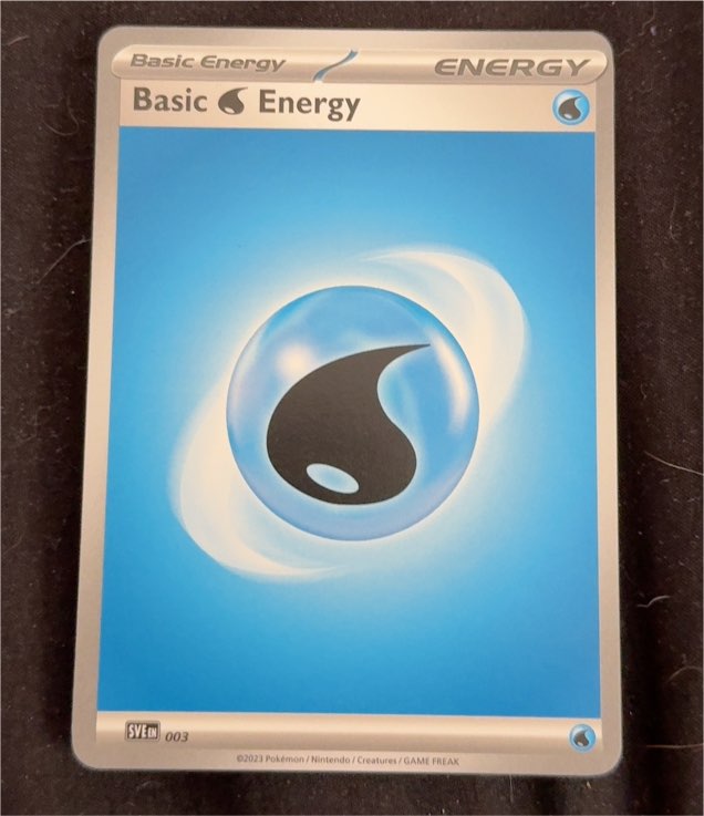 2023 Pokémon Sv01: Scarlet & Violet Base Set #003 Basic Water Energy — front