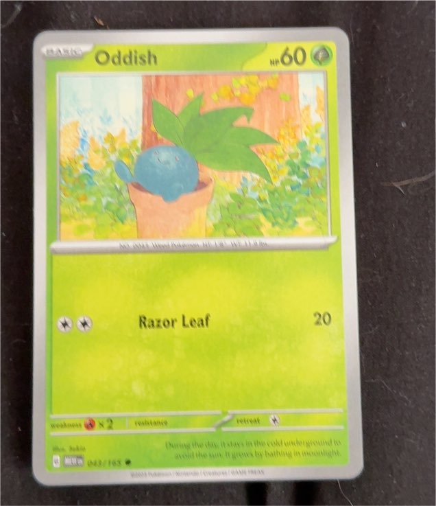 2023 Pokémon Scarlet & Violet 151 #043 Oddish — front