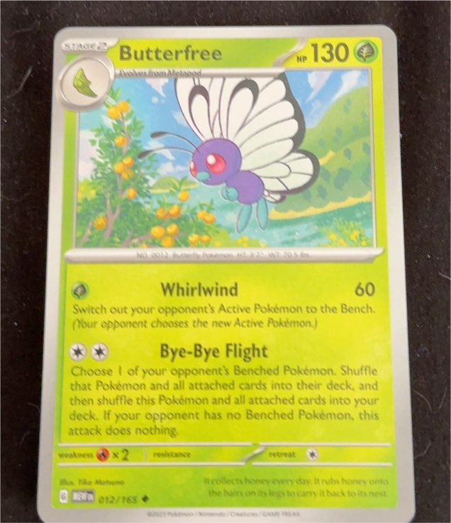 2023 Pokémon Scarlet & Violet 151 #012 Butterfree — front