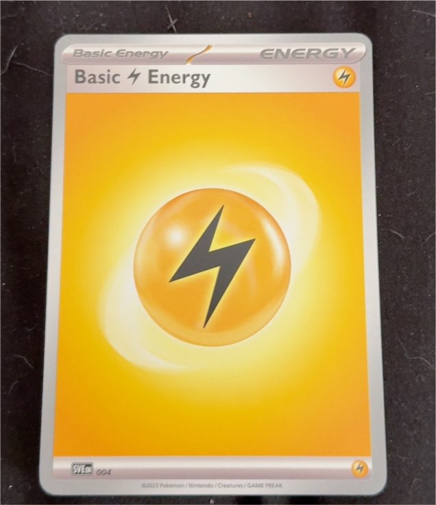 2023 Pokémon Scarlet & Violet #004 Basic Lightning Energy — front