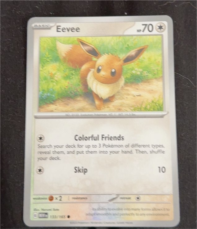 2023 Pokémon TCG Scarlet & Violet 151 #133 Eevee — front