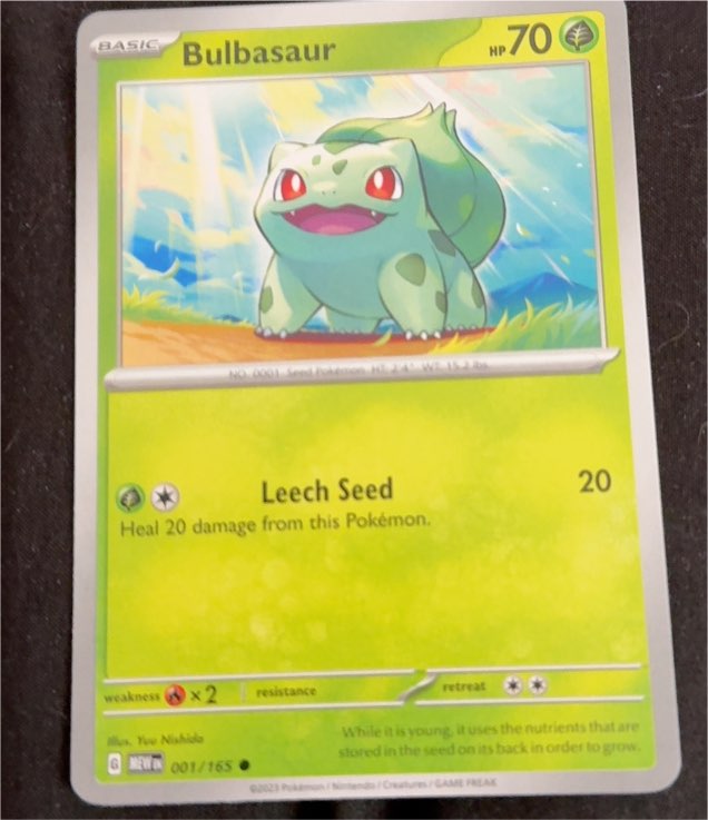 2023 Pokémon Scarlet & Violet 151 #001 Bulbasaur — front