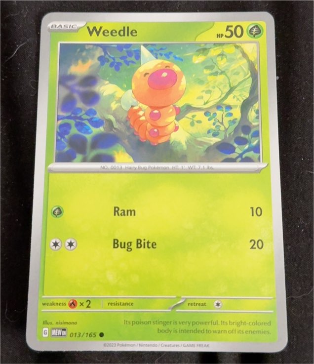 2023 Pokémon Scarlet & Violet 151 #013 Weedle — front