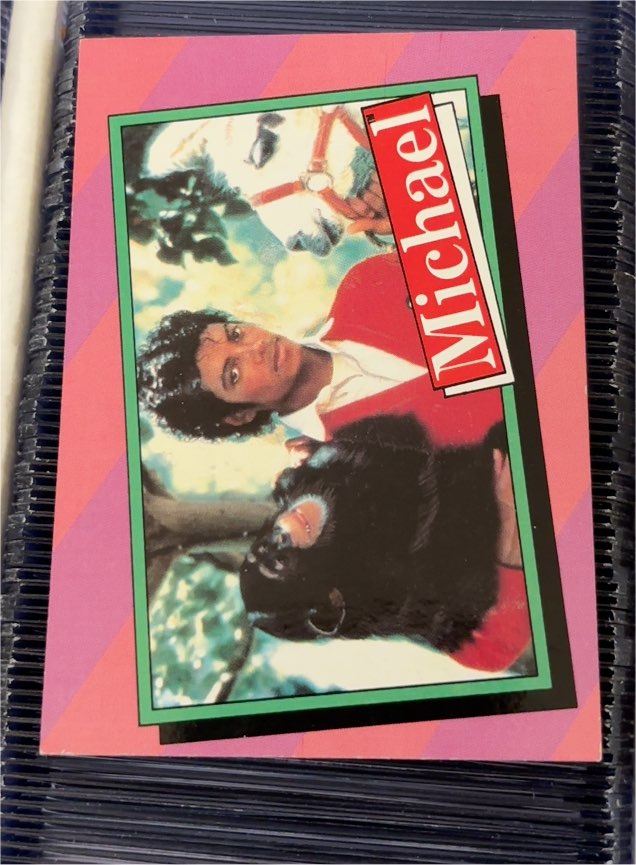 1984 Topps Michael Jackson #11 — front