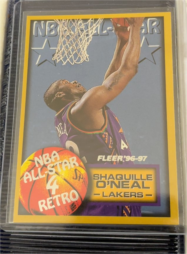 1996-97 Fleer #289 Shaquille O'Neal — front