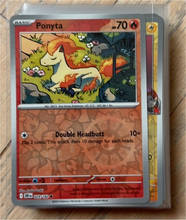 2023 Pokémon SV10 Destined Rivals #029 Ponyta — front