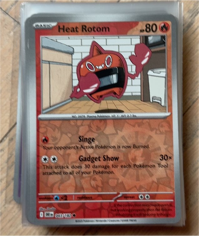 2025 Pokémon SV10 #043 Heat Rotom — front