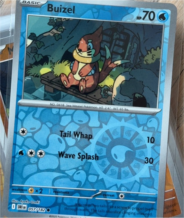 2025 Pokémon TCG Destined Rivals #057 Buizel — front
