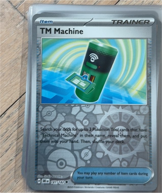 2025 Pokémon SV10 Destined Rivals #181 TM Machine — front