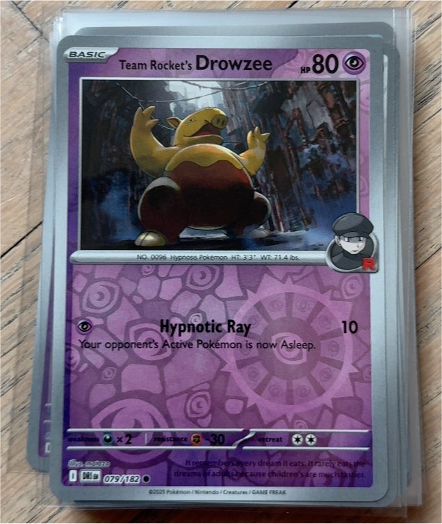 2023 Pokémon SV10 #079 Team Rocket's Drowzee — front