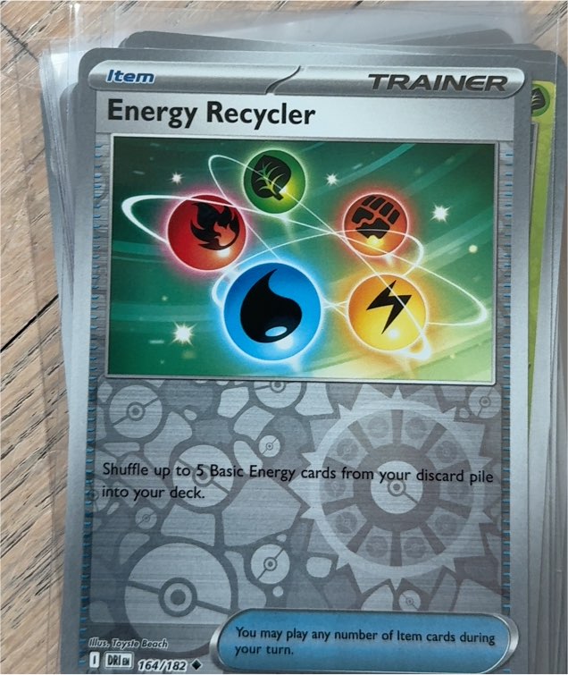 2025 Pokémon SV10: Destined Rivals #164 Energy Recycler — front