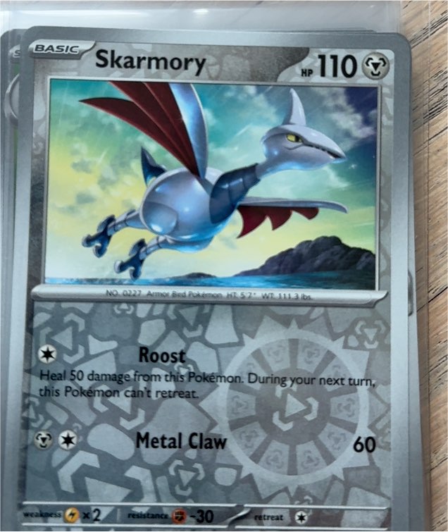 2023 Pokémon TCG Destined Rivals #141 Skarmory — front