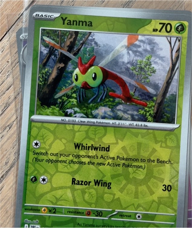 2025 Pokémon Destined Rivals #002 Yanma — front