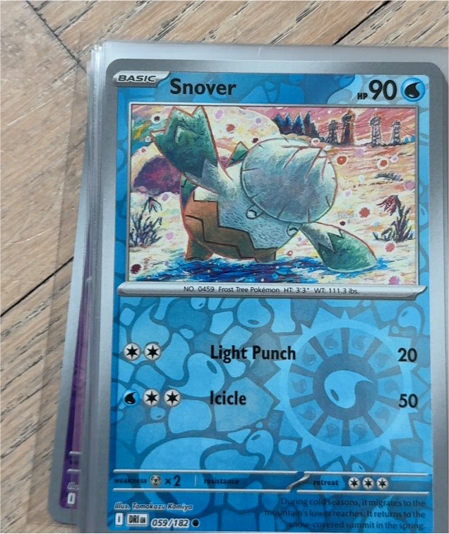2025 Pokémon TCG Destined Rivals #059 Snover — front