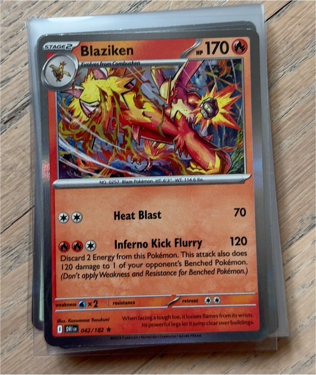 2023 Pokémon TCG SV10: Destined Rivals #042 Blaziken — front