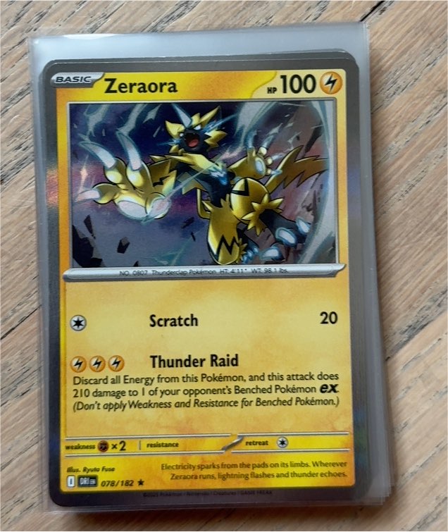 2025 Pokémon SV10: Destined Rivals #078 Zeraora — front