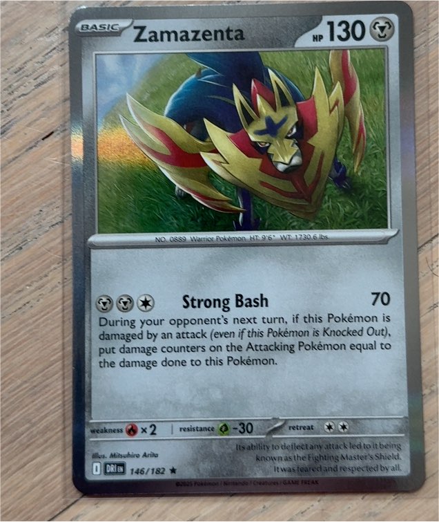2024 Pokémon Destined Rivals #146 Zamazenta — front