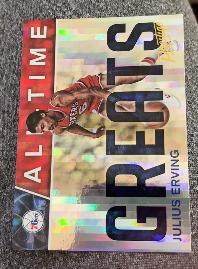 2016-17 Panini Prestige All-Time Greats #6 Julius Erving — front