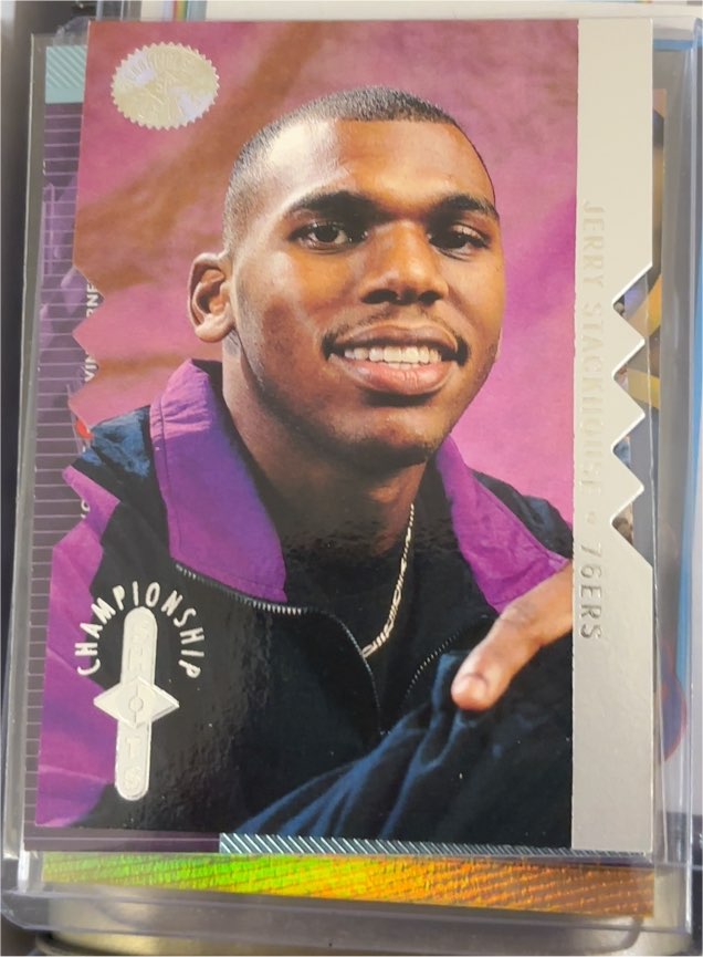 1995-96 Upper Deck SP Championship Shots #S15 Jerry Stackhouse — front